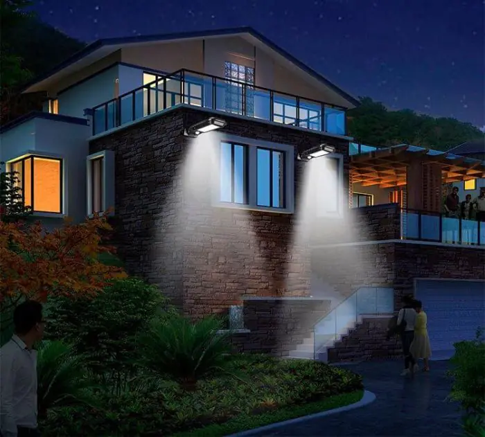 Lampara Solar Led Sensor de Movimiento